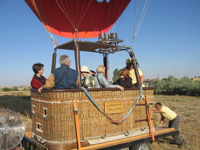 Balloon on the trailer