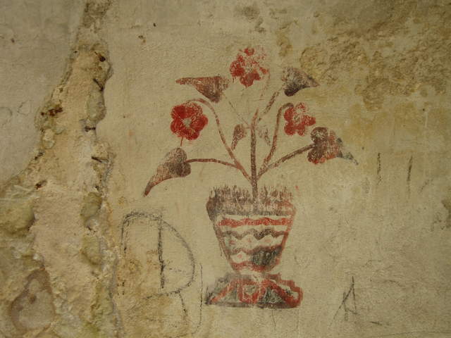 Painting in the ruins