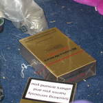 Cigarettes in the grabber machine