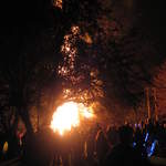 Radford Park bonfire