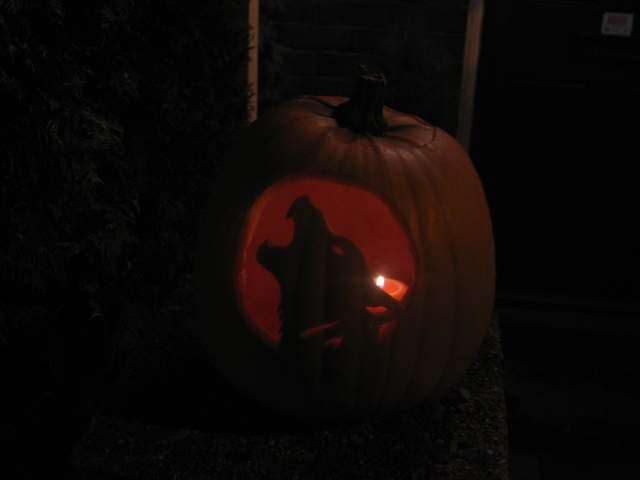 Howling Wolf Pumpkin