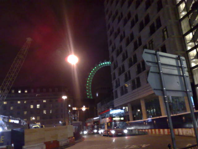 The London Eye at night