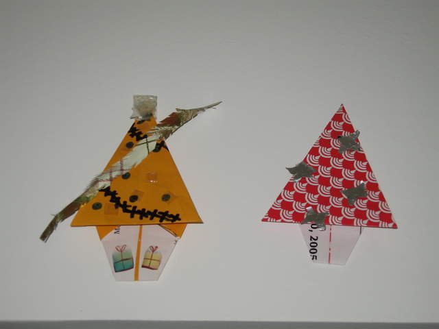 Eleni's Tree (left), Gavin's Tree (right)