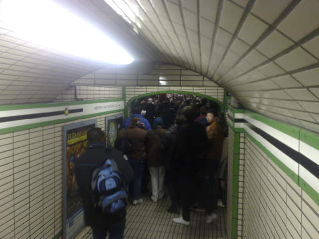 Busy tube on valentines day
