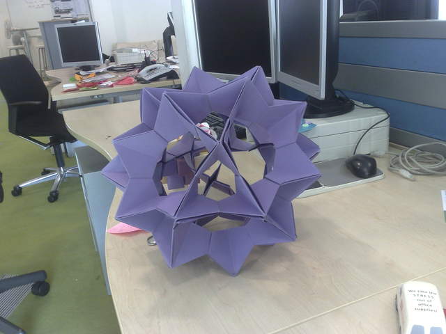 The mystery origami purple circly thing