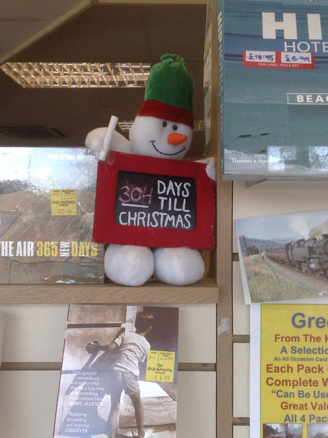 Only 304 days til Christmas.  Ouch.