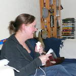 Ali is very pleased with her gaming