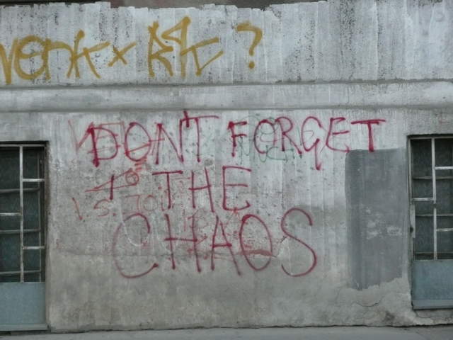 Don't forget the chaos