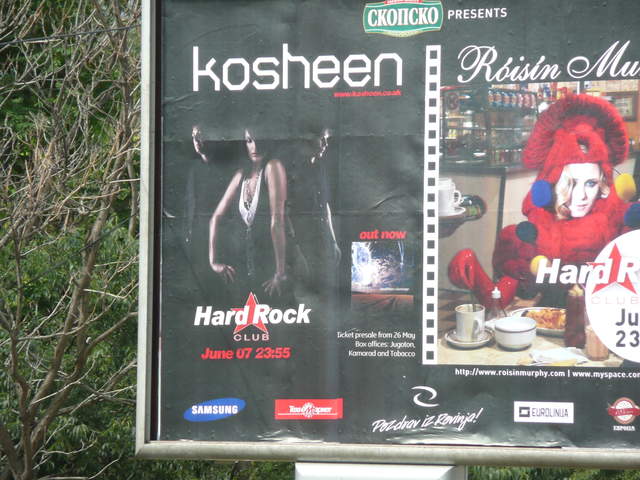 Kosheen, live in Skopje poster