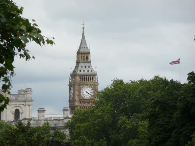 Big Ben from St James' Park
