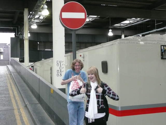 Andrew and Catherine at Euston