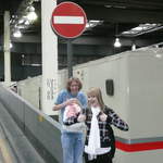Andrew and Catherine at Euston