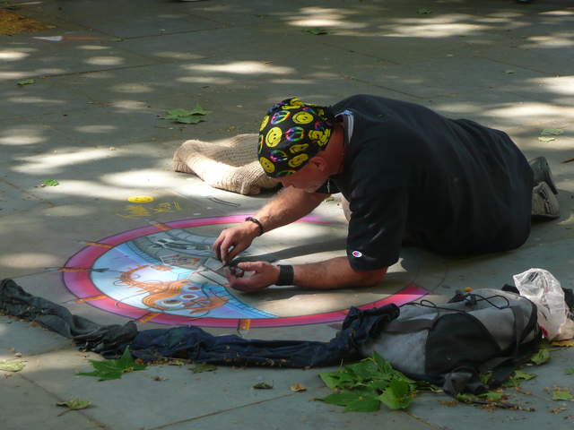 Pavement artist