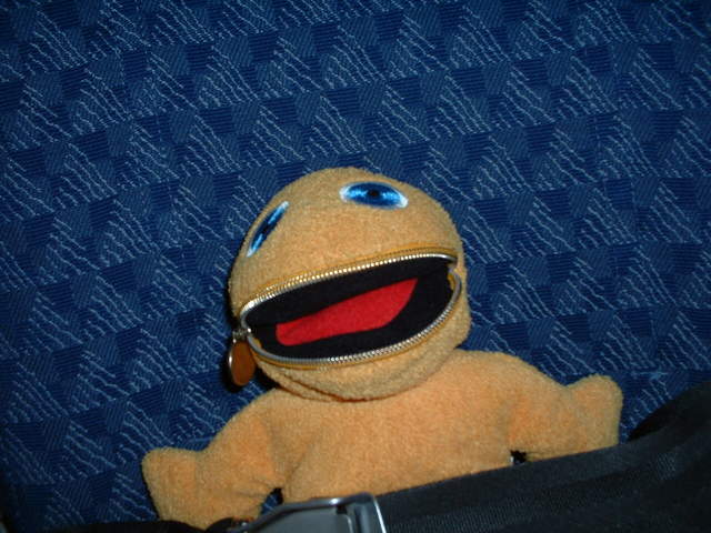 Zippy's so excited to be going to Puerto Rico