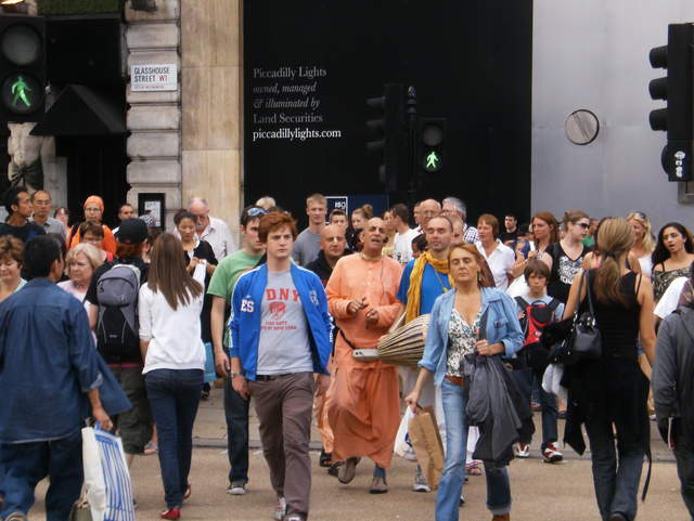 Hare Krishna in Piccadilly