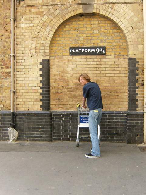 Andrew at platform 9 3/4