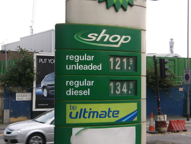 Petrol prices, June '08