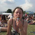 Michelle with ice cream