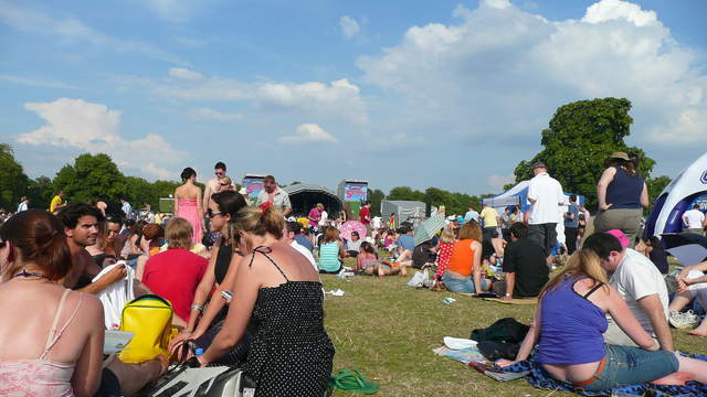 The crowd