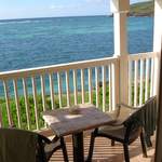 Balcony to room Just see white line of Reef