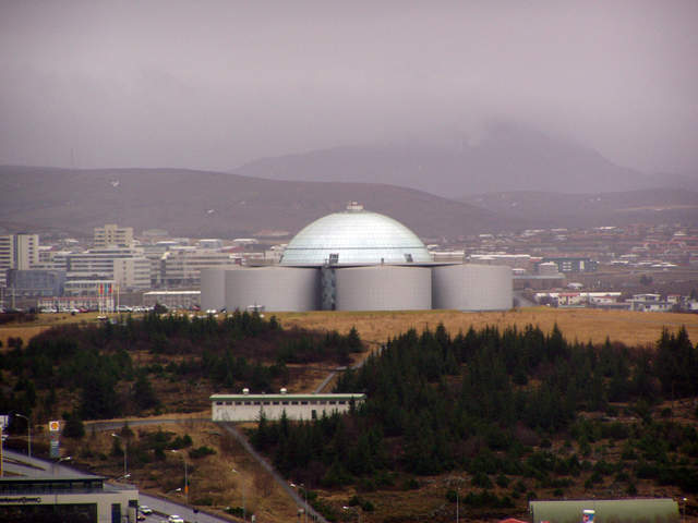 The rotating restaurant from the bell tower