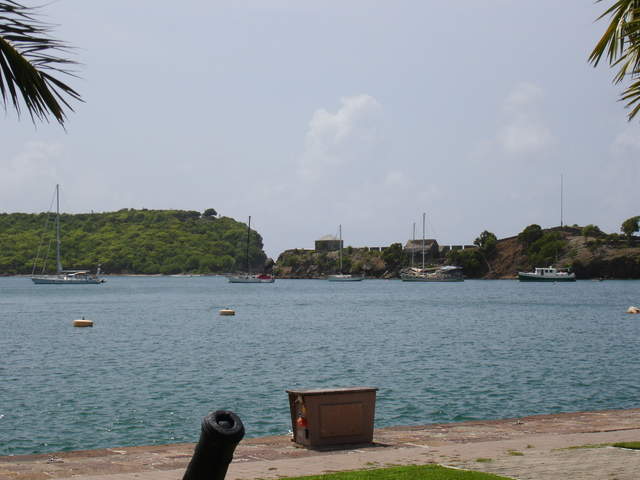 English harbour looking towards entrance