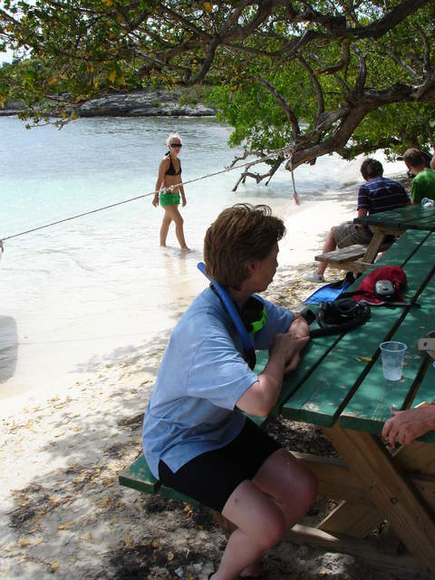 Trish on Eco Tour- Bird Island