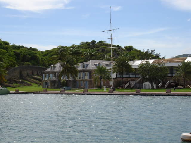 English Harbour commanded by Nelson before he was famous