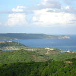 View of hotel compex from Shirley heights