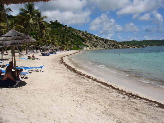 The snorkelling beach