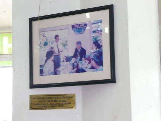 Pho for President - "Clinton was here"