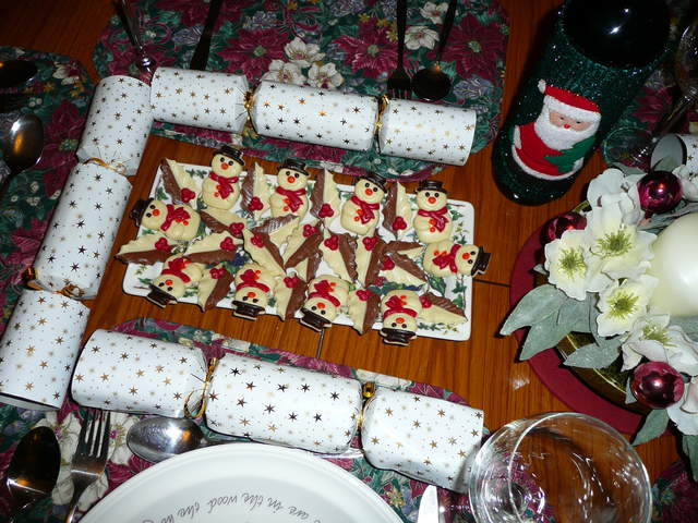 Dad's table arrangements