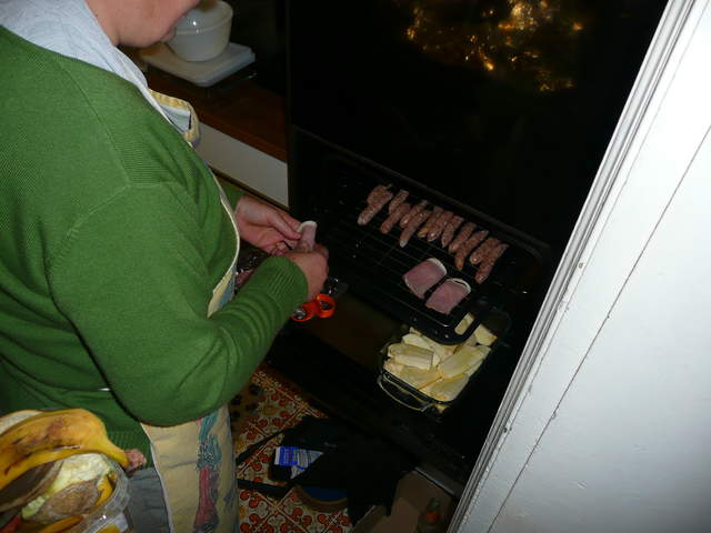 Mum cooking
