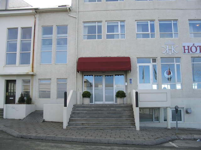 Front of The Hotel Björk