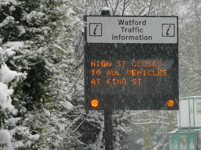 High Street closed