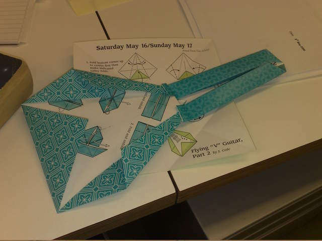May 16-17, Flying V Guitar, by Richard Caudle