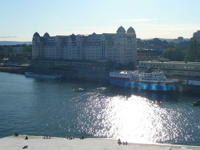 View from the Oslo Opera House roof