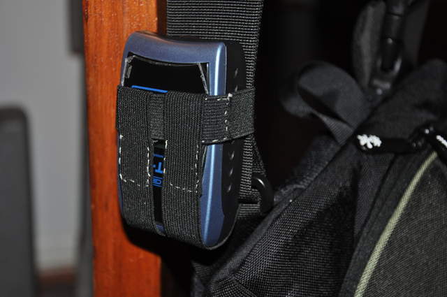 GPS holder-mod to my Crumpler bag