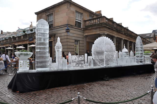 Smirnoff Ice Sculpture at Covent Garden