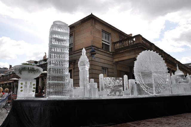 Smirnoff Ice Sculpture at Covent Garden