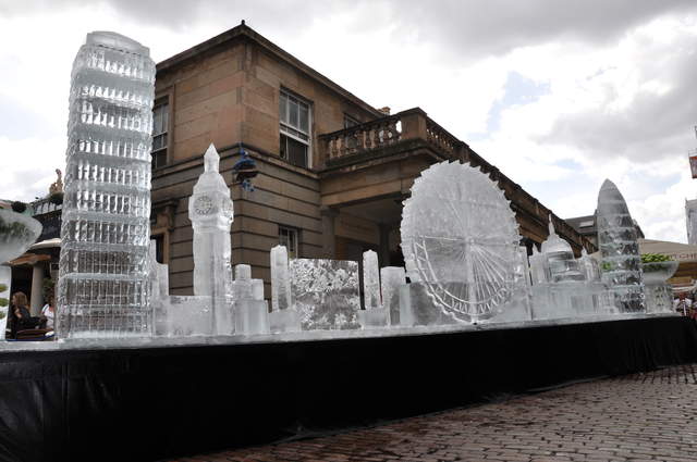 Smirnoff Ice Sculpture at Covent Garden