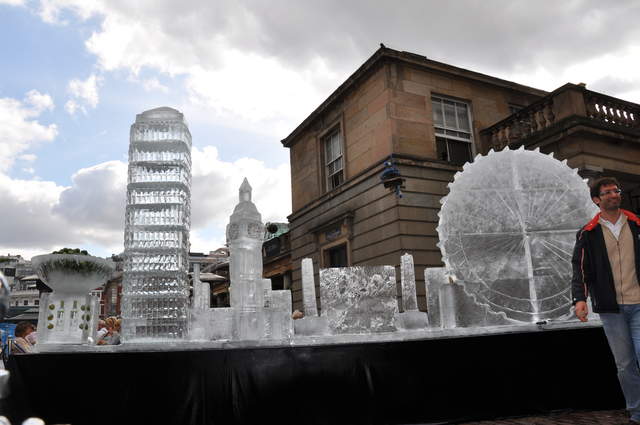 Smirnoff Ice Sculpture at Covent Garden