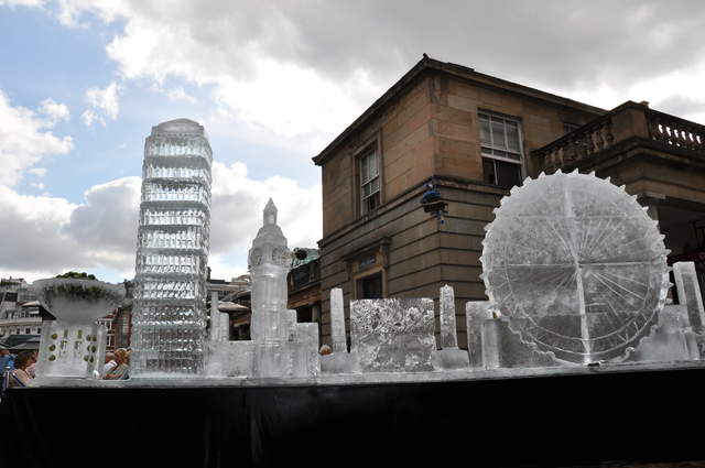 Smirnoff Ice Sculpture at Covent Garden