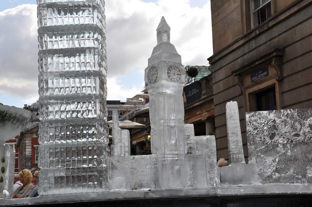 Smirnoff Ice Sculpture at Covent Garden