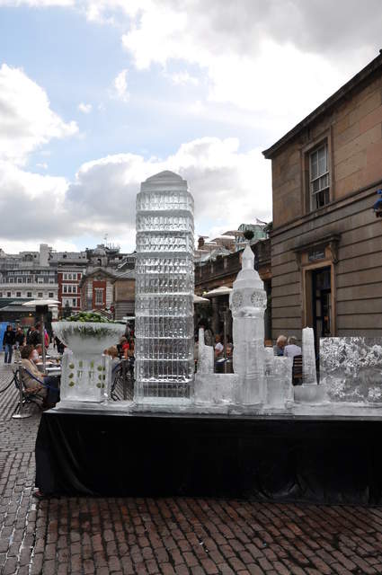 Smirnoff Ice Sculpture at Covent Garden