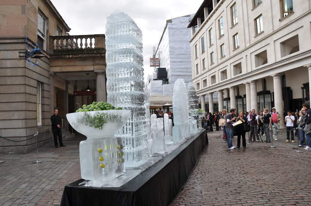 Smirnoff Ice Sculpture at Covent Garden