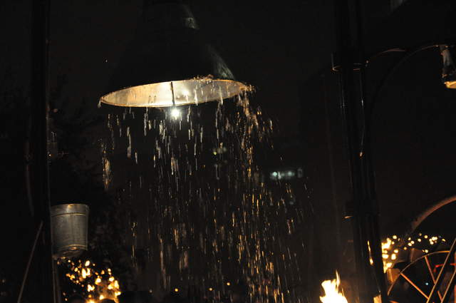Fire fountain