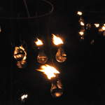 Flaming lighbulbs