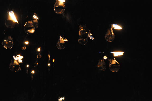 Flaming lighbulbs