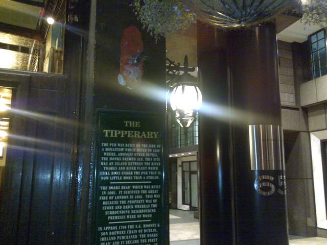 Pub #4. The tipperary. We give it a 4*